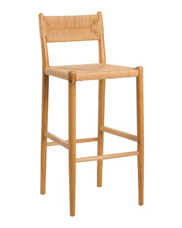 Solid Oak Esto Counter Stool | TJ Maxx