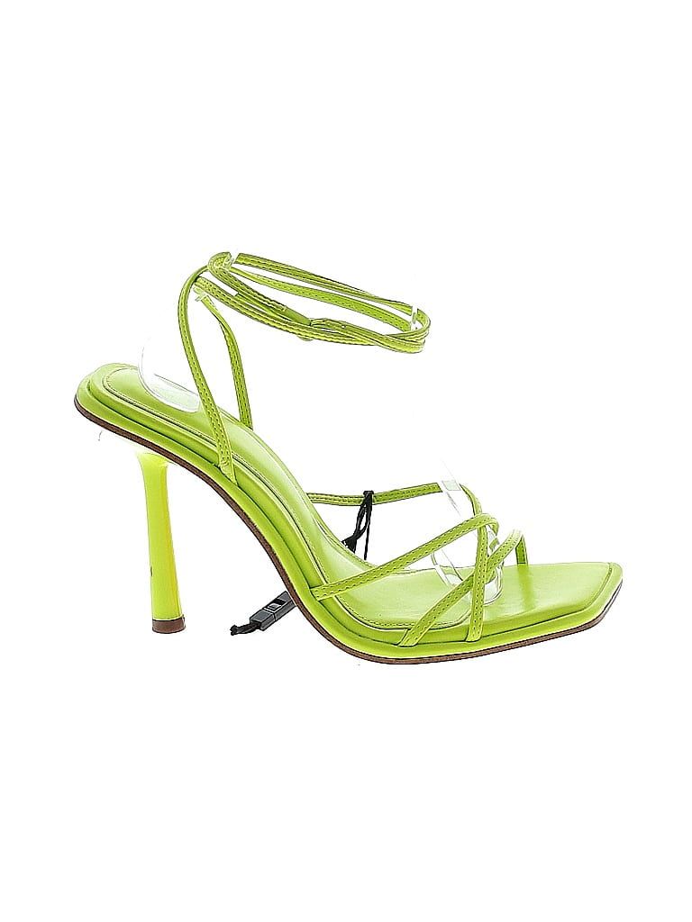Zara Solid Green Heels Size 40 (EU) - 51% off | thredUP