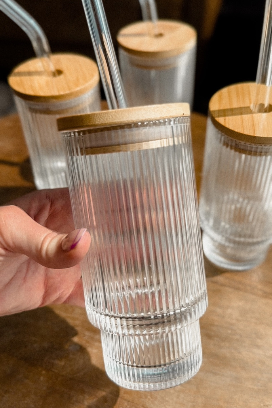 Ribbed glasses! Perfect for summer drinks, iced coffee & more! 

#LTKFind #LTKhome #LTKunder50