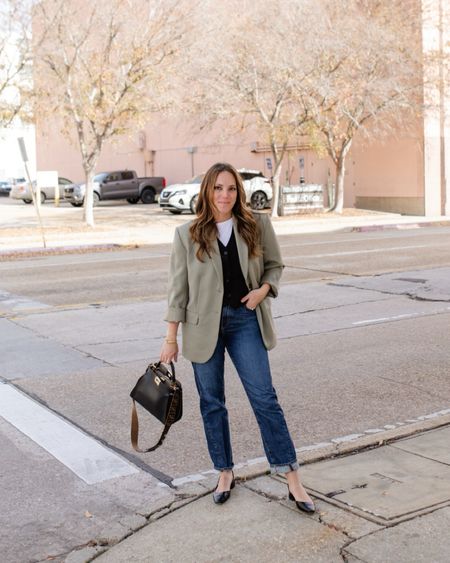 30 Outfits in 30 Days | Day Seven

It’s no secret I love a good oversized blazer but I also love a full three piece suit. They are great for the office but also to mix and match the pieces! I love how this vest looked layered over a tank top to add a little something extra. For this outfit, I added my @aninebing blazer and @veronicabeard flats to keep things classic and clean!



#GRWM #styleinspo #workwear #30outfitsin30days 

#LTKworkwear #LTKstyletip