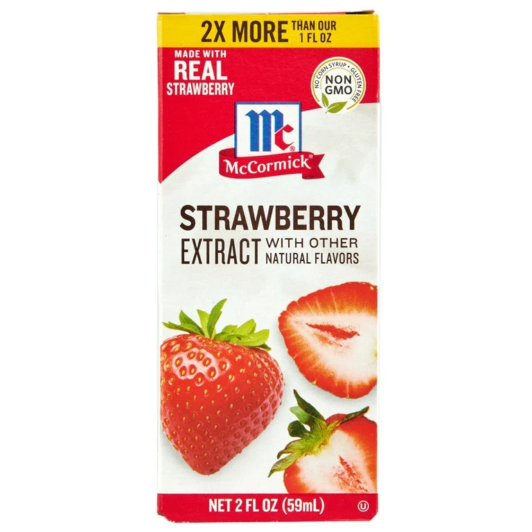 McCormick Non-GMO Strawberry Extract, 2 fl oz Box | Walmart (US)