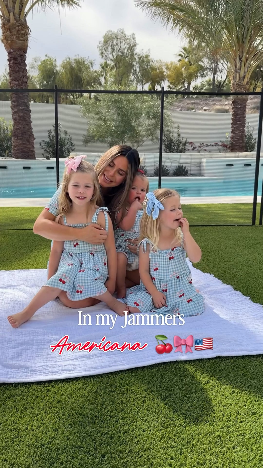 In my Jammers Americana drop! 
🇺🇸🍒🎀 
Use code: AMERICANA10 for 10% off
Softest & cutest matching dresses & pjs 



#LTKBaby #LTKmomlife #LTKKids
