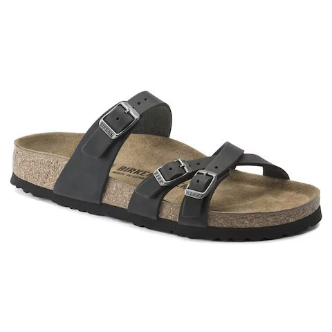 Franca Oiled Leather Black | BIRKENSTOCK | Birkenstock USA