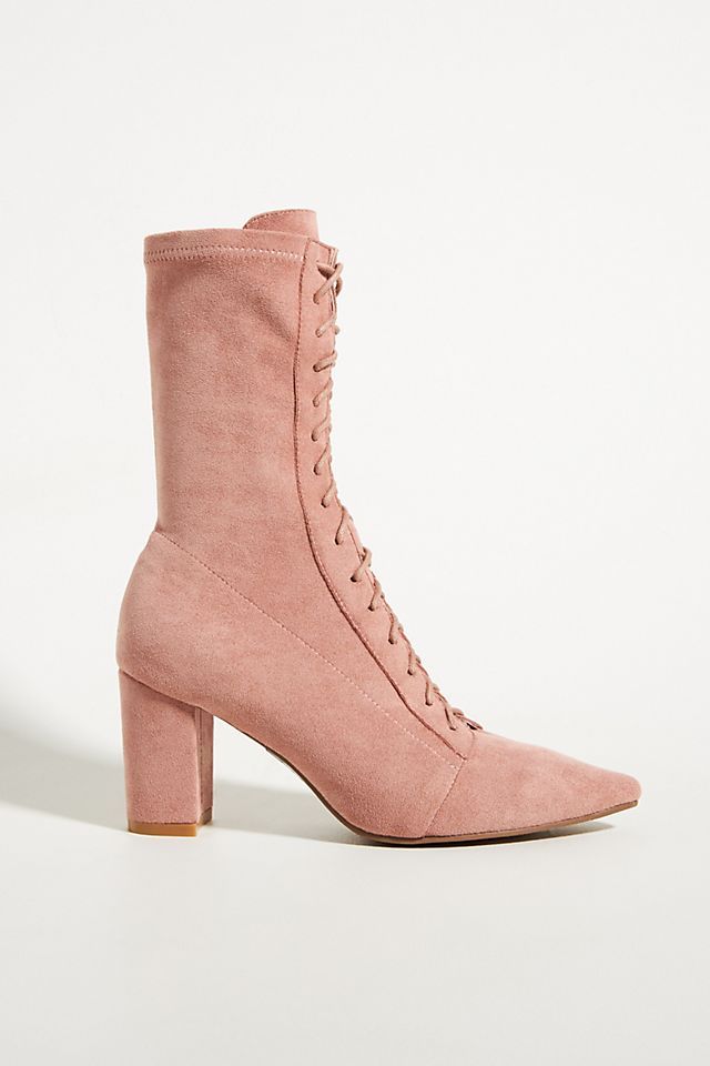 Silent D Lace-Up Heeled Boots | Anthropologie (US)