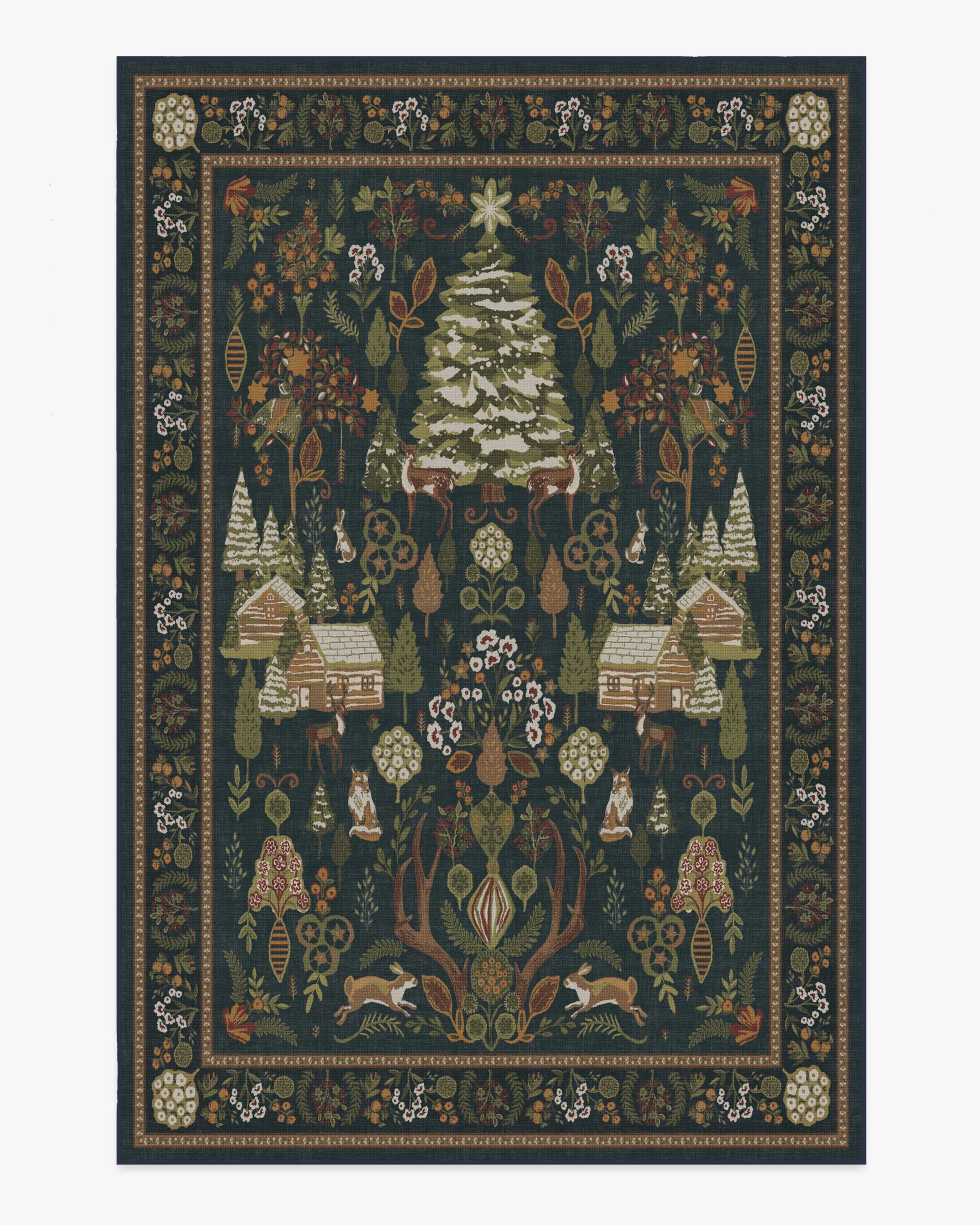 Juniper Midnight Blue Tufted Rug | Ruggable