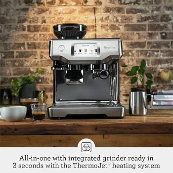 Breville BES880BSS Barista Touch Espresso Machine, Brushed Stainless Steel | Amazon (US)