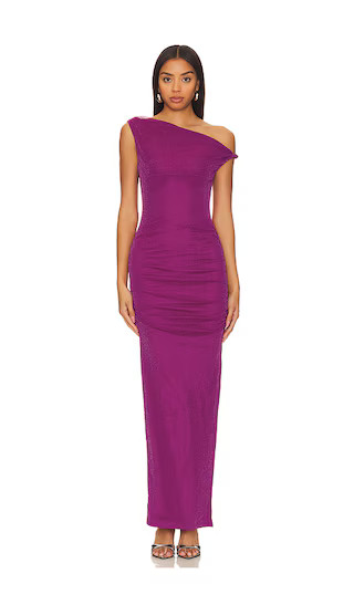 Runaway The Label Chyna Dress in Fuchsia. - size L (also in M, XL, XS) | Revolve Clothing (Global)
