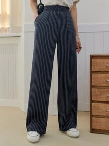 DAZY High Waist Vertical Striped Tailored Trousers SKU: sw2111291662252111











(500+ Revie... | SHEIN