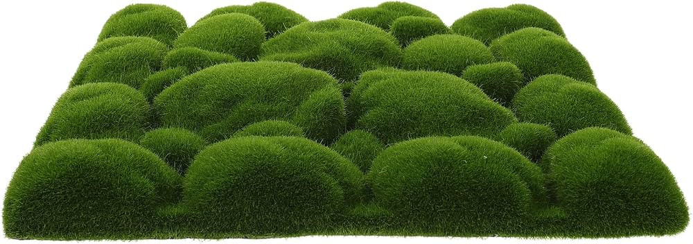 EXCEART Moss Wall Panel Simulation Green Moss Stone Foams Tile Board DIY Craft Wall Background De... | Amazon (US)