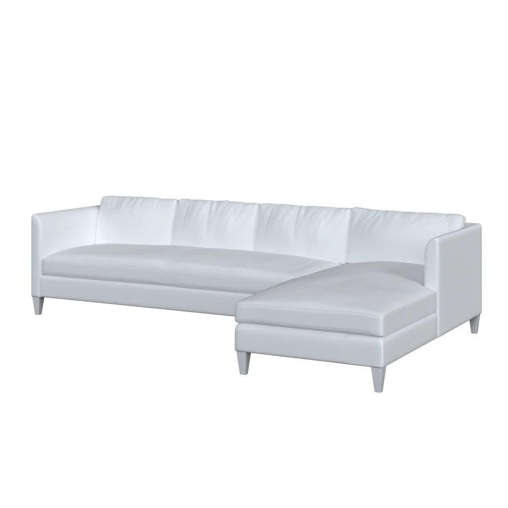 Upholstered Chaise Sectional | coley home