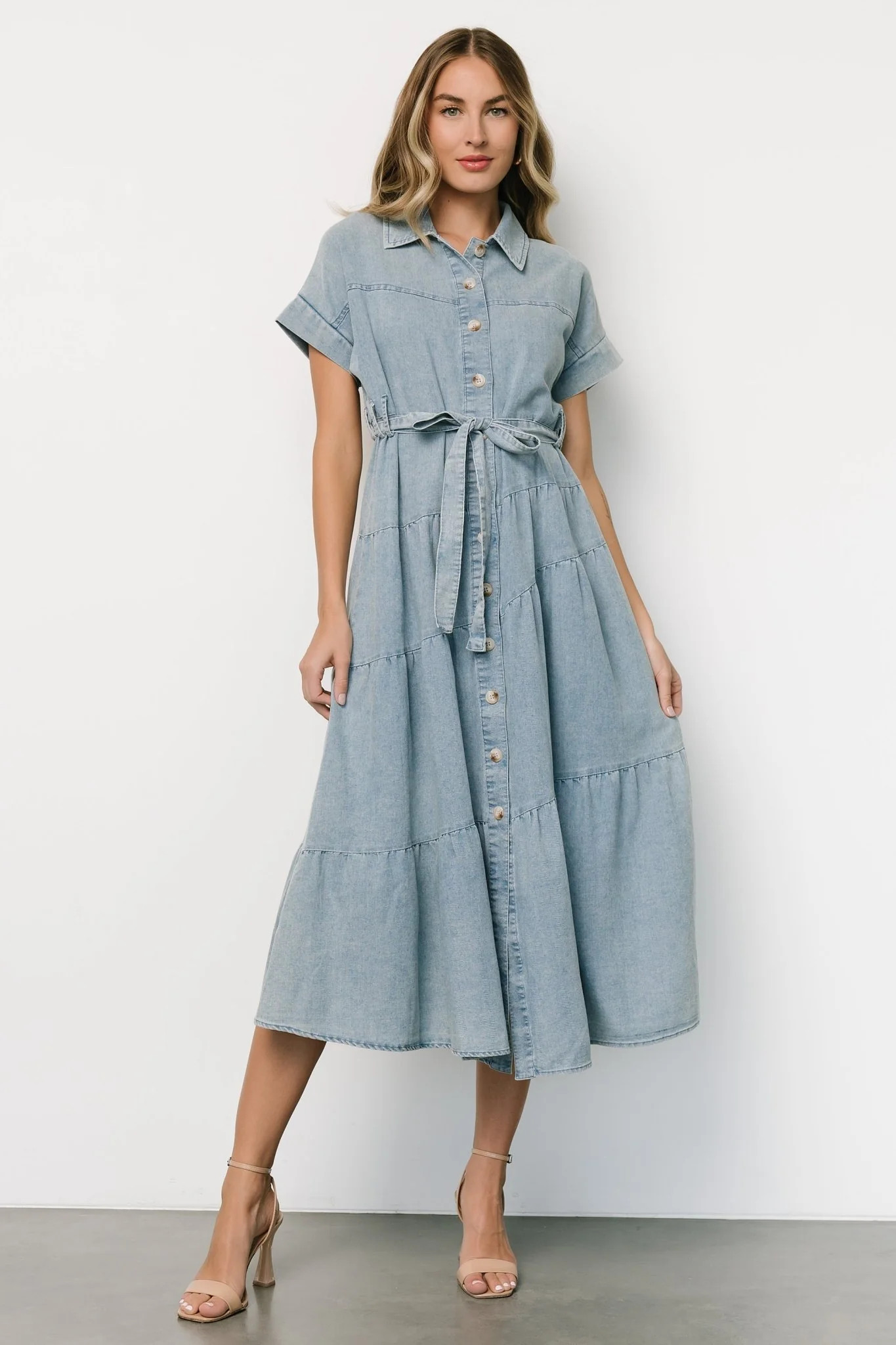 Logan Button Up Dress | Denim | Baltic Born