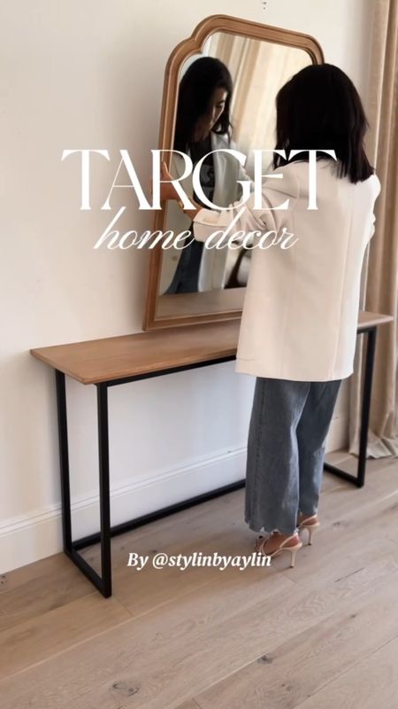 Target home decor ✨ console table styling, home decor, neutral home finds #StylinAylinHome #Aylin

#LTKfindsunder100 #LTKhome #LTKstyletip