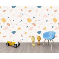 Colorful Venetian Terrazzo Imitation Pattern Stone Fragments Wallpaper Self Adhesive Peel & Stick Home House Wall Decoration Removable | Etsy (US)