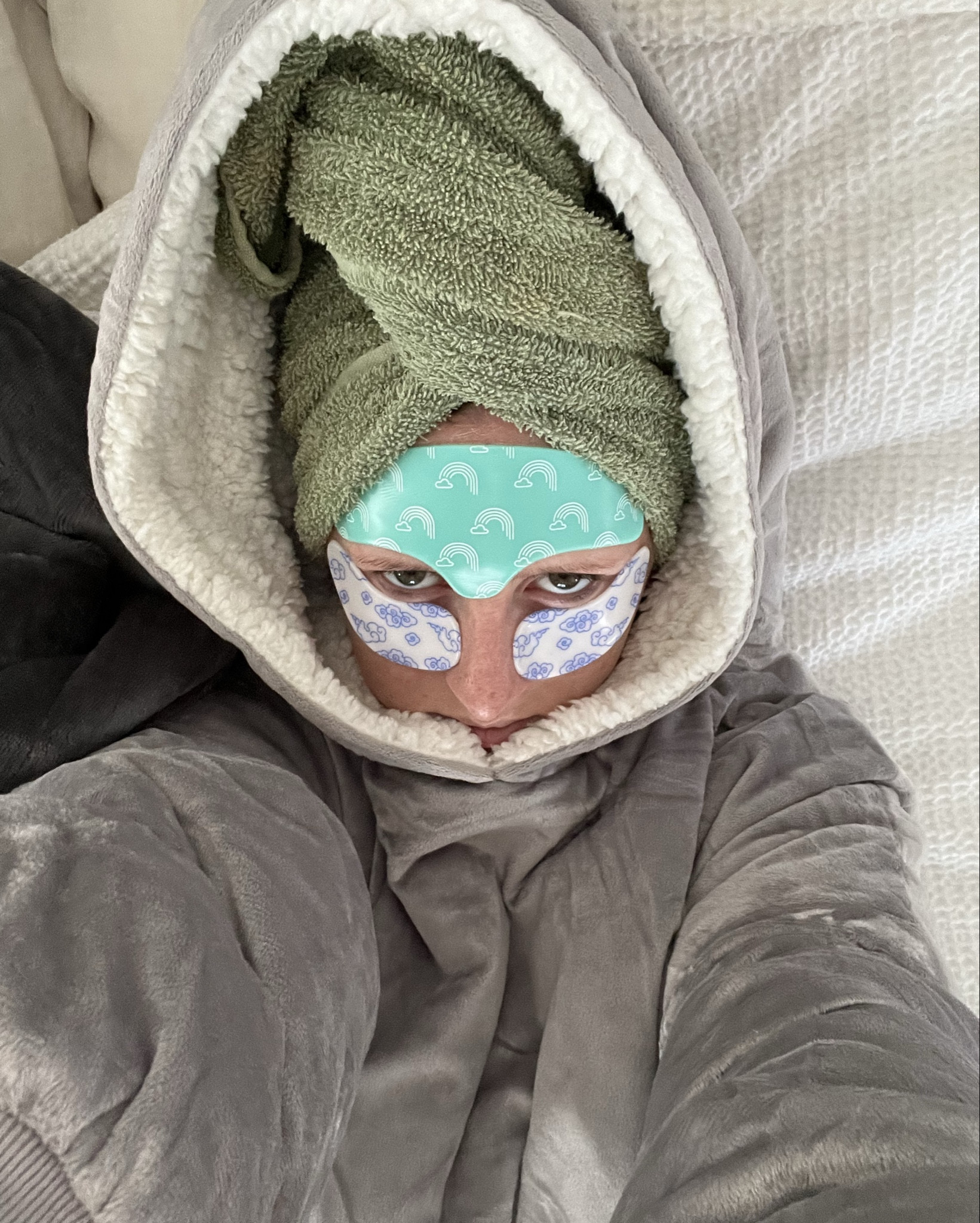 Love these masks, I lather on some moisturizer or a serum and put them on for the night. I wear an eye mask at night so that keeps them on. 

#LTKStyleTip #LTKWatchNow #LTKBeauty