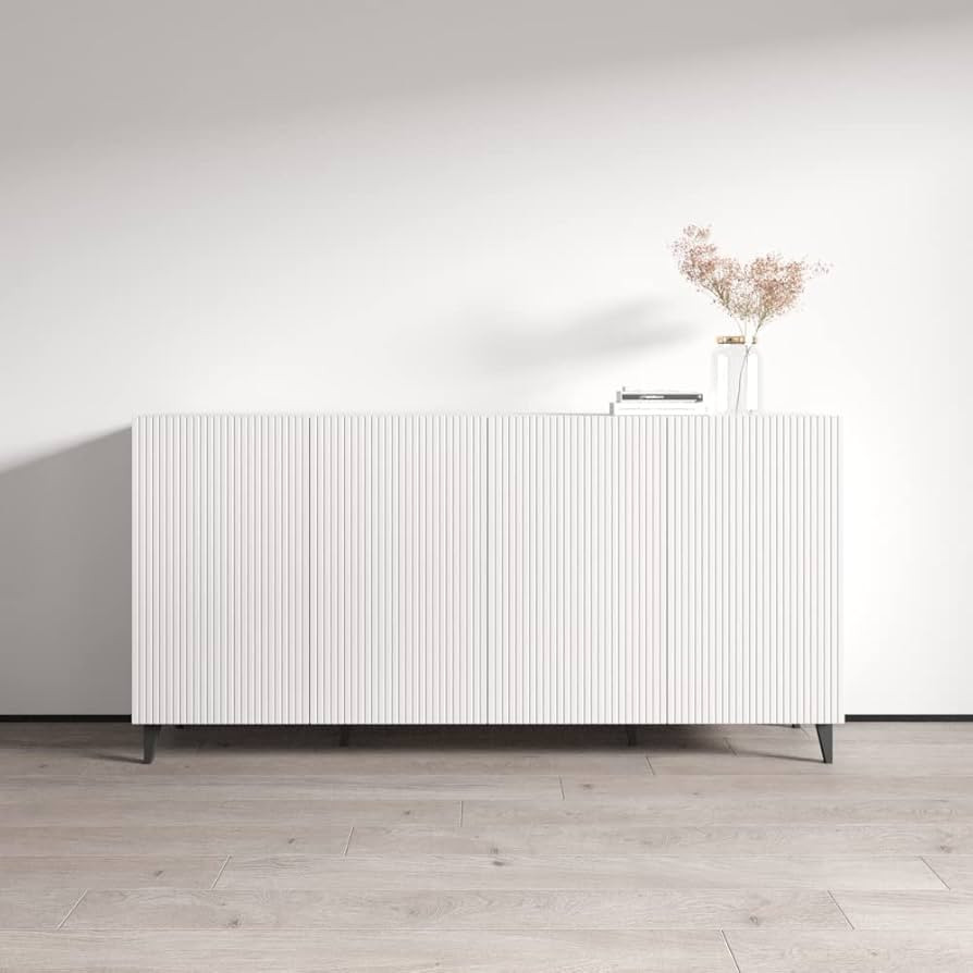 Pafos 4D 75'' Sideboard, White | Amazon (US)