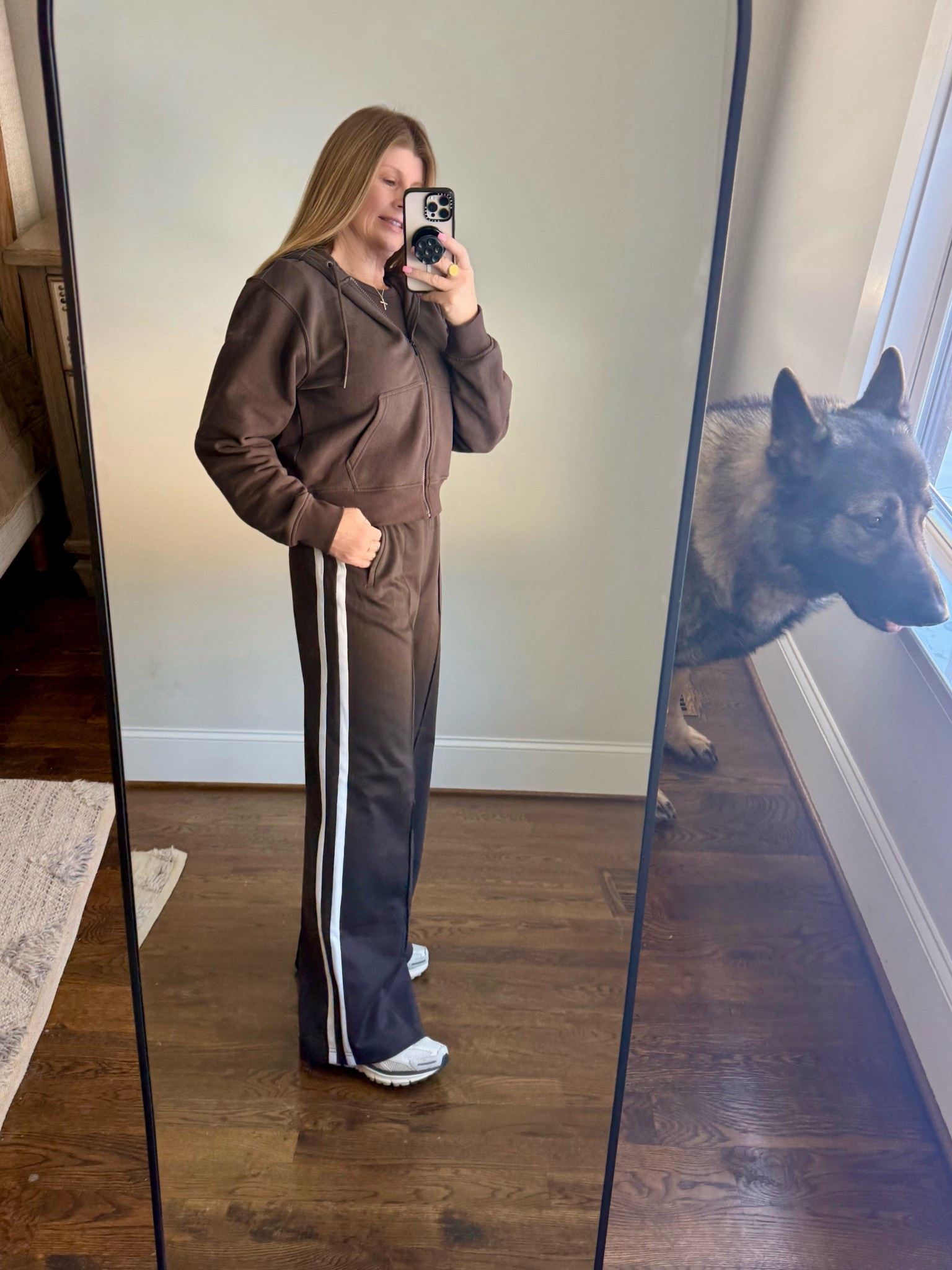 Athleta Track Pants under $50🤎 @athleta
Love this truffle color/ entire website 25% off  
(Truffle jacket is sold out)
#athleta #trackpants

#LTKootd #LTKOver40 #LTKSaleAlert