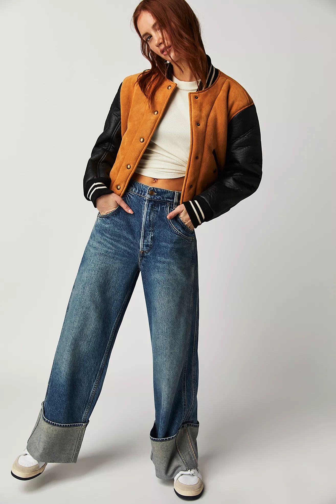 We The Free Final Countdown Cuffed Low-Rise Jeans | Free People (Global - UK&FR Excluded)