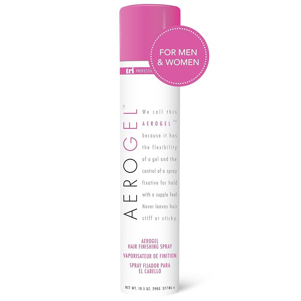 TRIDESIGN Aerogel Hairspray - Strong Hold Hair Finishing Spray for Volumizing & Control, Flexible... | Amazon (US)