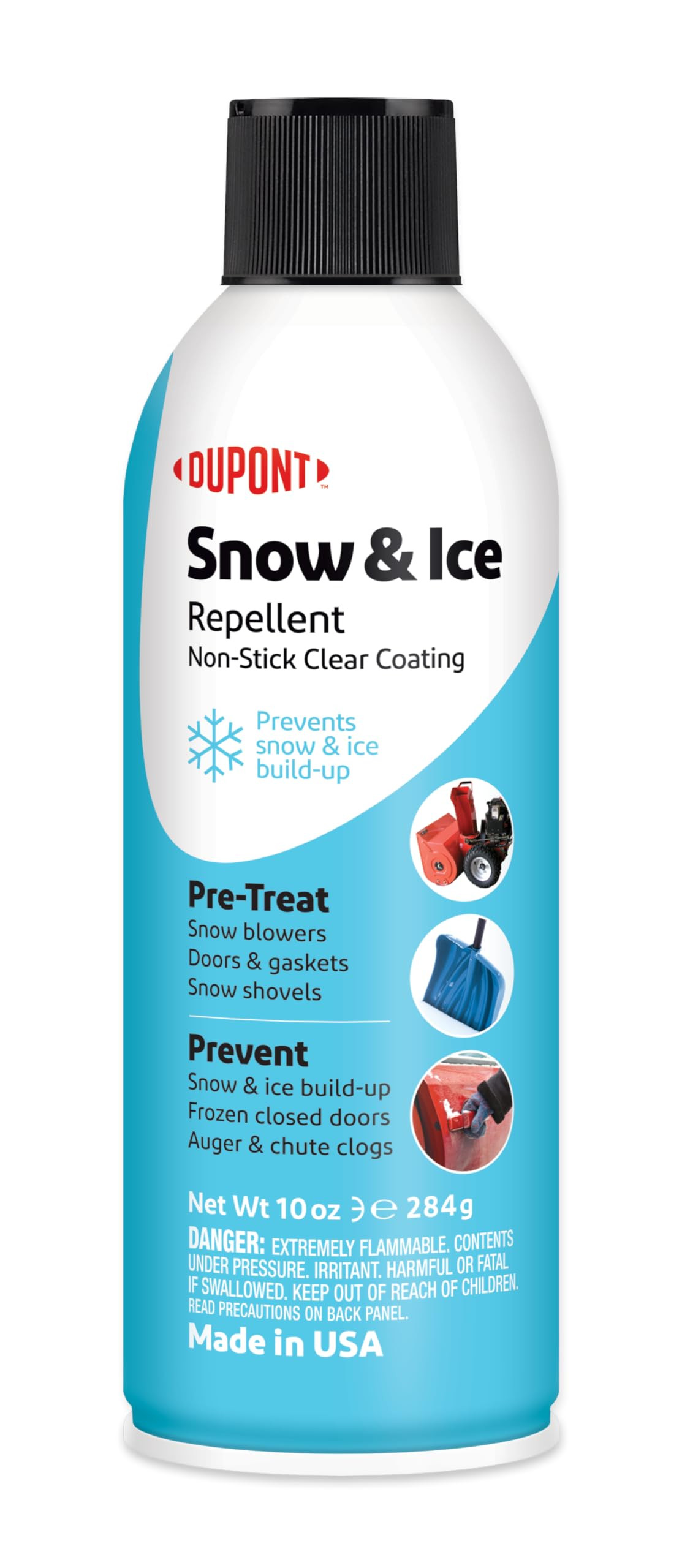 DuPont Snow and Ice Repellant Non-Stick Clear Coating Aerosol Spray, 10 oz | Amazon (US)