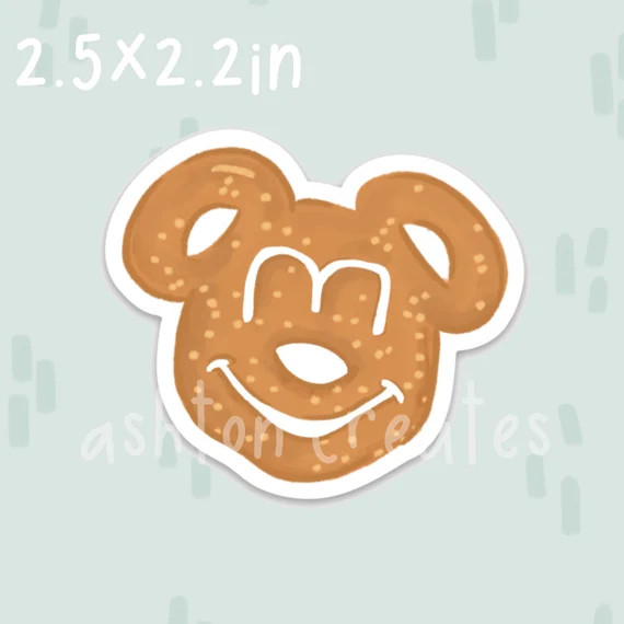 Pretzel Decal | Etsy | Etsy (US)