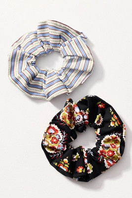 Vera Bradley x Anthropologie Printed Scrunchies, Set of 2 | Anthropologie (US)