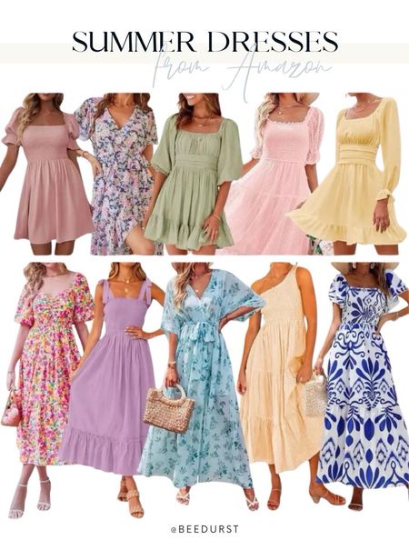 Summer is right around the corner and these dresses are so perfect! These are also great for baby showers, bridal showers, or just a fun brunch with friends. Summer dress, summer outfit, Amazon summer dress, floral print, floral dresses, maxi dress, spring dress, wedding guest dress, summer dress, affordable dress, amazon finds, bridal shower, brunch outfit, baby shower dress

#LTKSeasonal #LTKStyleTip #LTKFindsUnder100