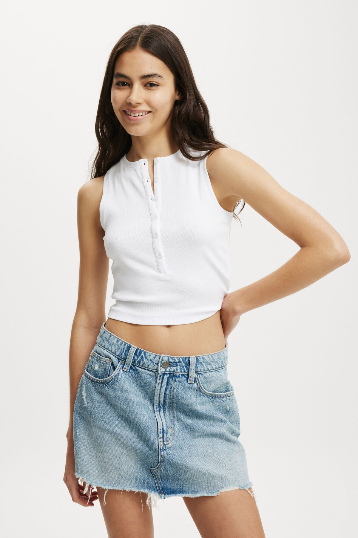 Denim Mini Skirt | Cotton On (US)