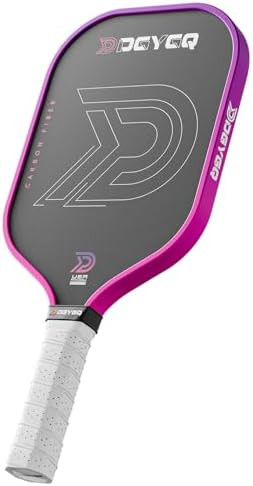 Pickleball Paddles, Carbon Fiber Pickleball Paddle with Polypropylene Honeycomb Core, Increased P... | Amazon (US)