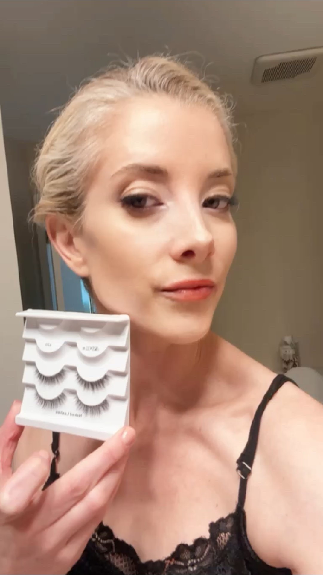 Ardell lashes are vegan cruelty free. Super natural if you cut them in half. I’m wearing umber 420 which is the smallest lash, too. 
Perfect for going out or adding a little volume to the ends of your lashes for an almost no makeup makeup look  

#LTKFindsUnder50 #LTKU #LTKBeauty