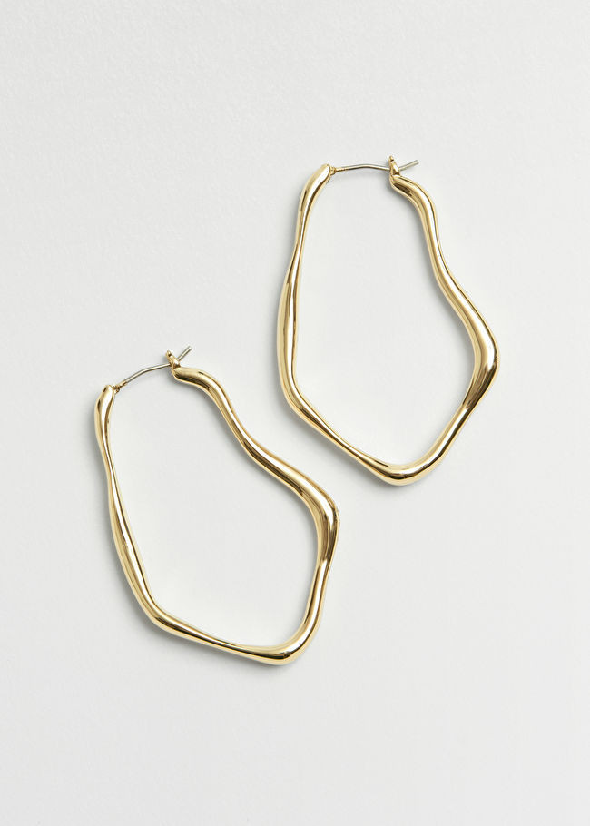Asymmetric Hoop Earrings | & Other Stories US