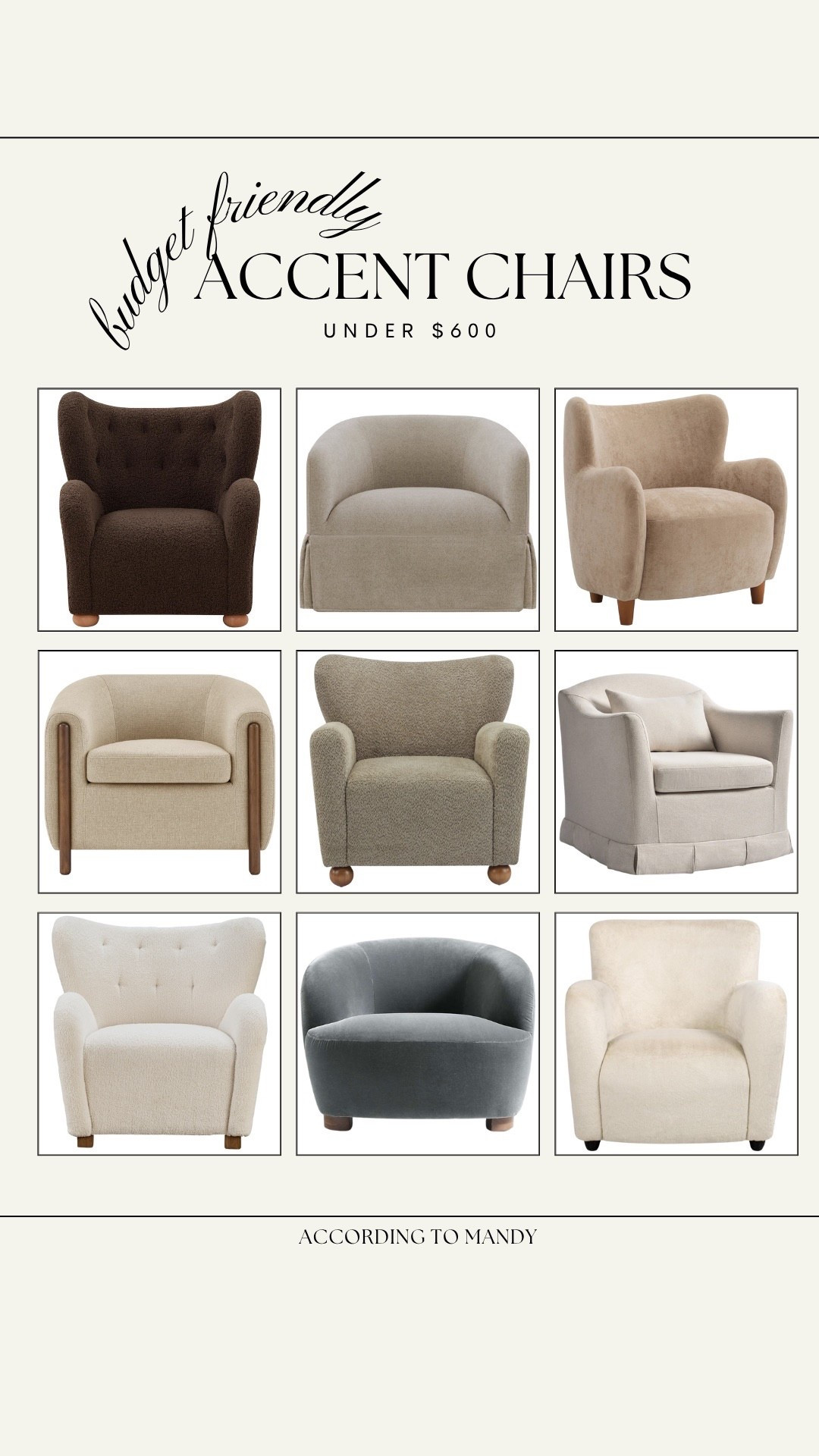 Budget friendly accent chairs!

affordable accent chairs, thanksgiving hosting, living room inspo, living room chair budget friendly accent chairs 

#LTKSeasonal #LTKHome #LTKStyleTip