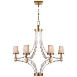 Crystal Cube Large Chandelier | Visual Comfort