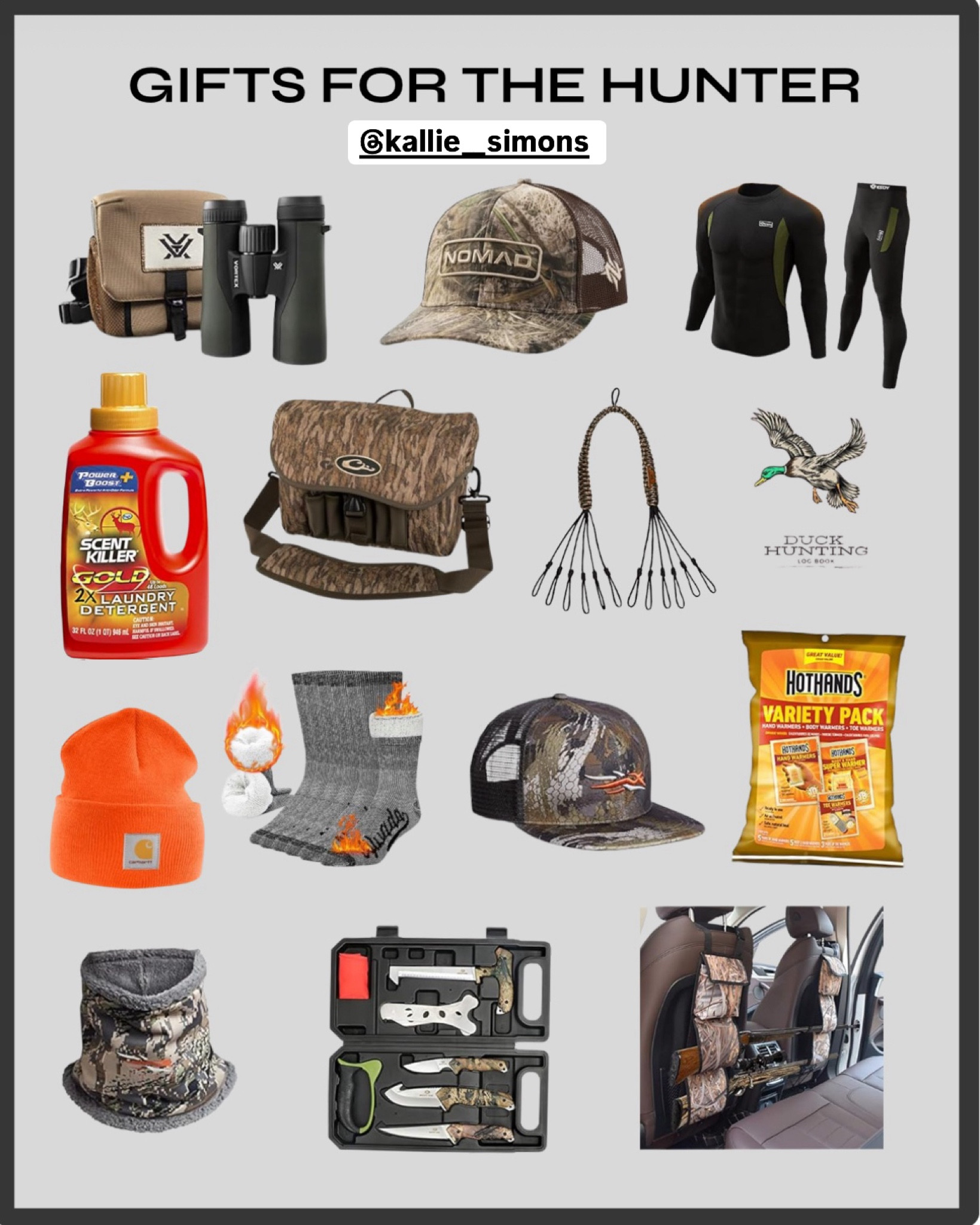 2024 gift guide for him 
Gifts for the Hunter 
Gifts for him 
Husband gifts 
Gifts for dad 
Gifts for son 
Gifts for the outdoorsman 
Amazon finds 
Amazon gifts for him 

#LTKGiftGuide #LTKMens #LTKHoliday