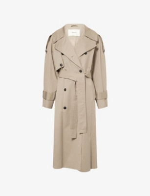Mahsa Relaxed-Fit Cotton-Poplin Trench Coat | Selfridges
