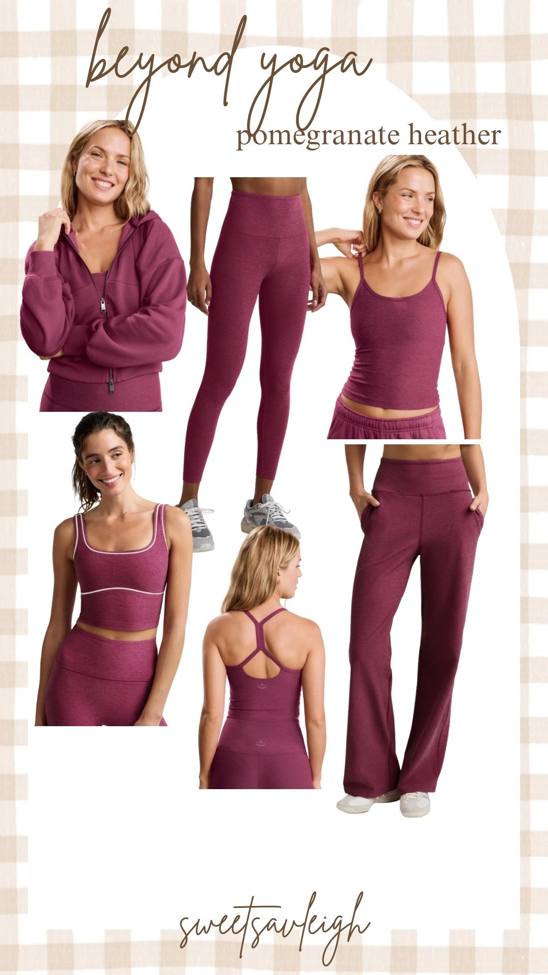 Beyond yoga new color: pomegranate heather