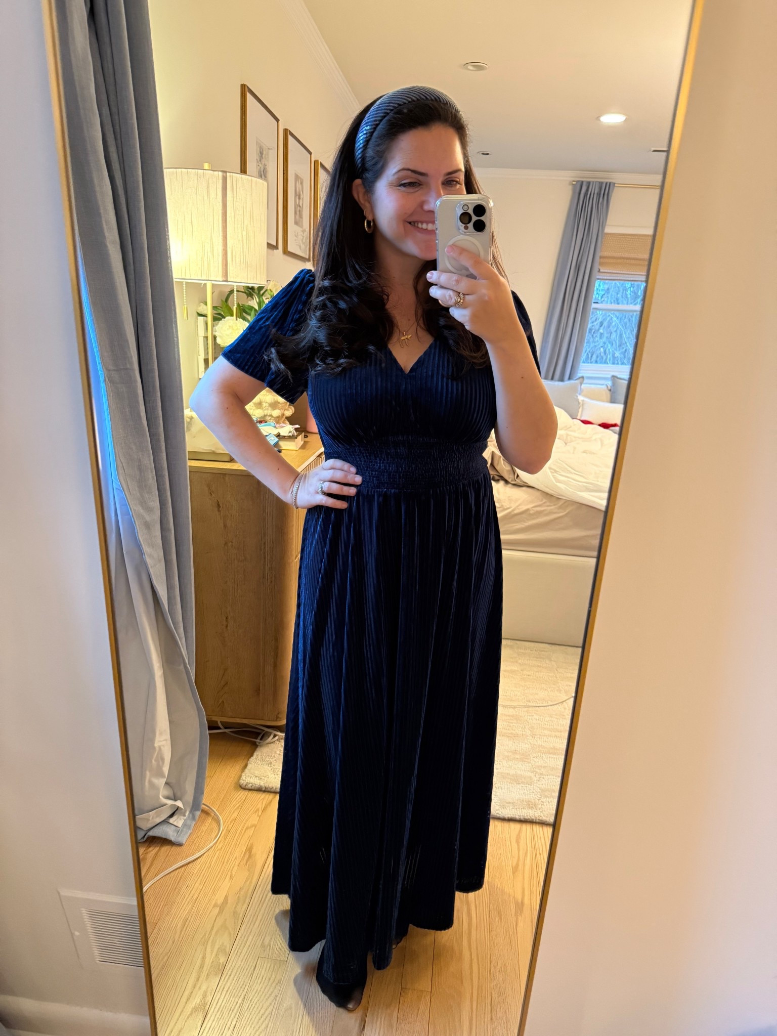 Love this blue dress so much! Comfortable and beautiful! 