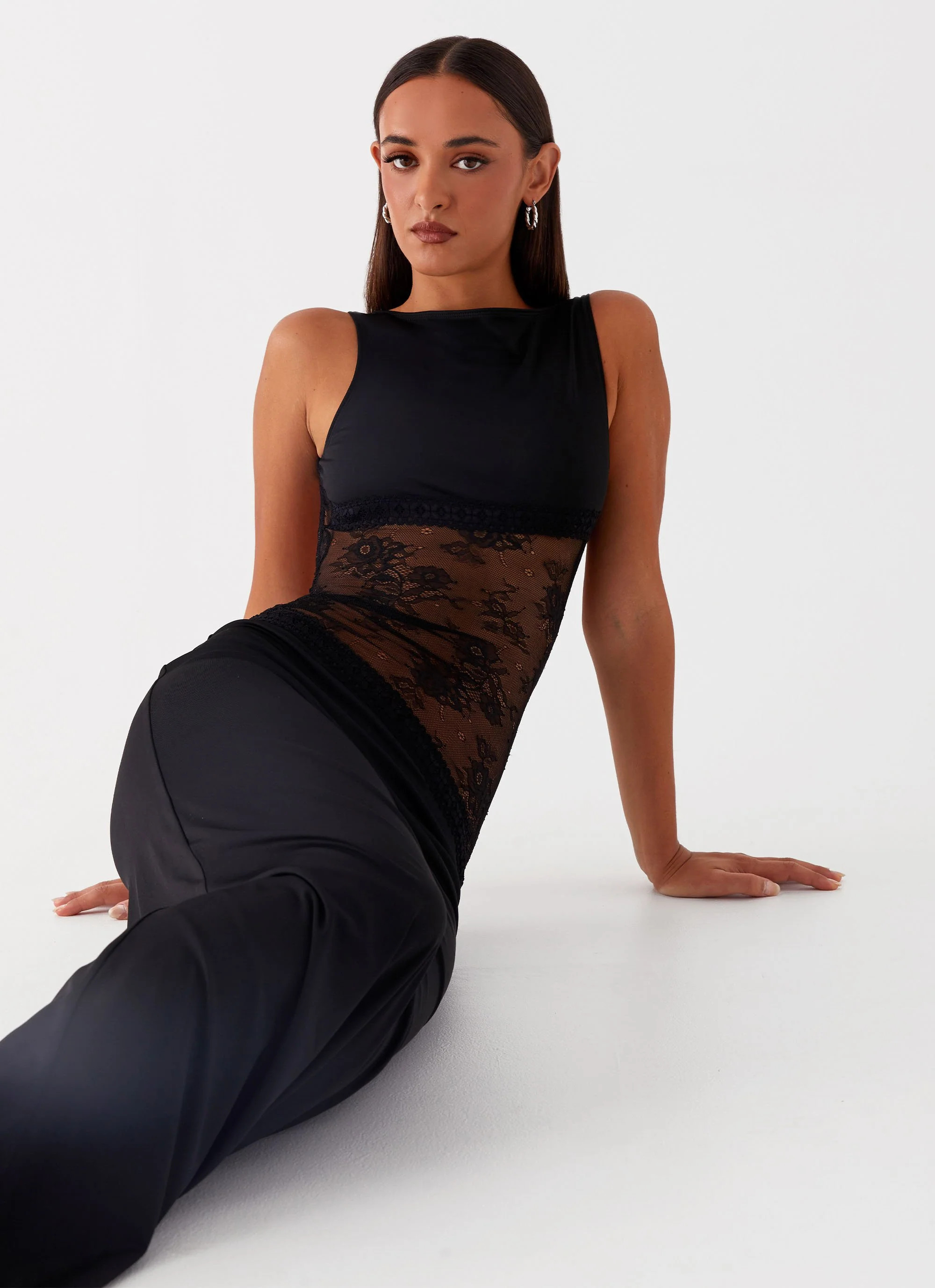Lucinda Maxi Dress - Black | Peppermayo (Global)