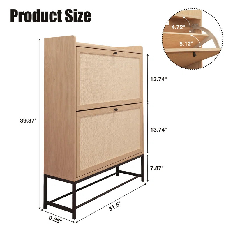20 Pair Shoe Storage Cabinet | Wayfair North America