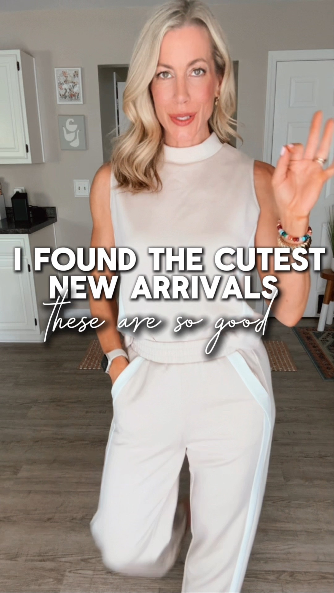 Sets as low as $20 - cutest new arrivals for summer! Use ‘YES PLEASE’ and I’ll send you the 🔗s! This sleeveless beige set is 10/10 🏆  These are the perfect 40+ mom approved summer looks! #casualstyle #summerstyle

#LTKOver40
