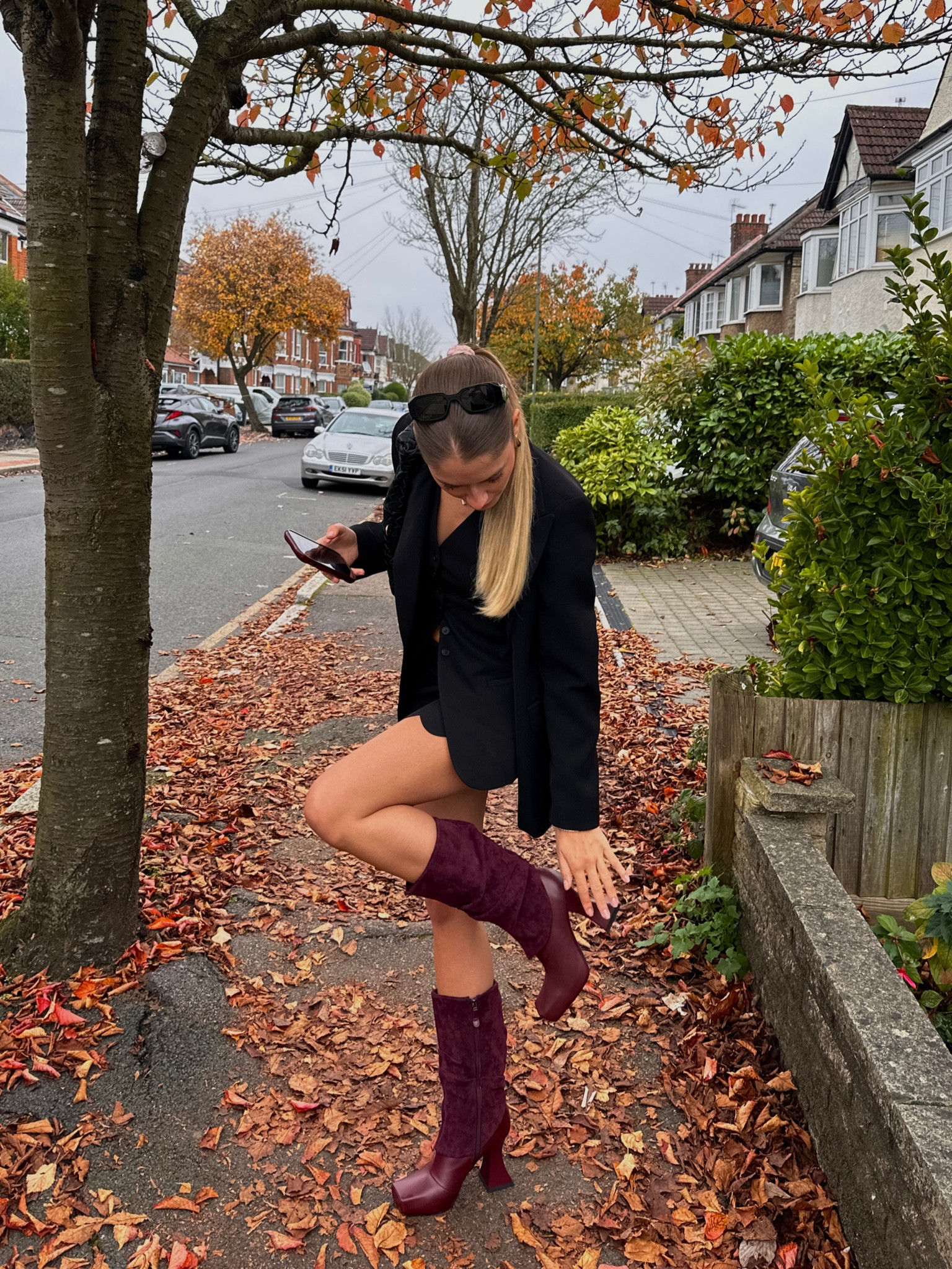 Jw Pei burgundy boots 🍇

#LTKuk #LTKstyletip #LTKautumn