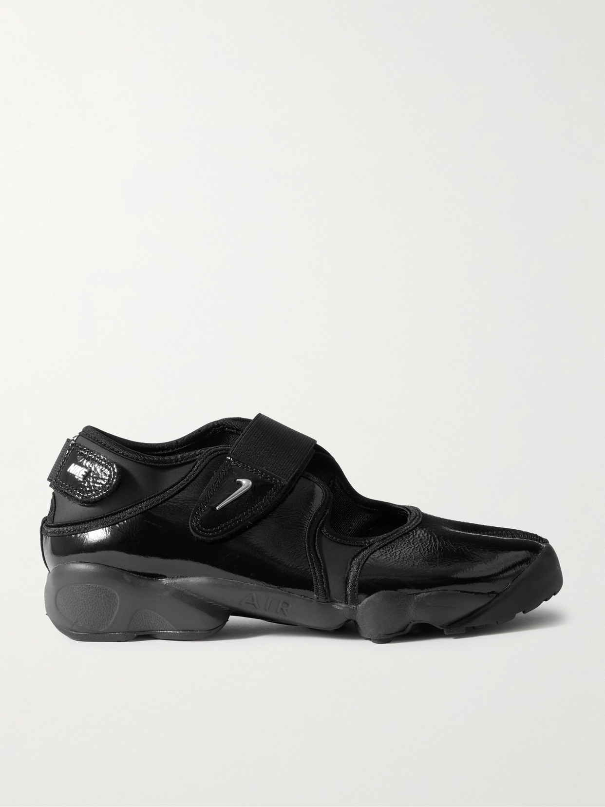 Nike - Air Rift Paneled Leather Split-toe Sneakers - Black | NET-A-PORTER (UK & EU)