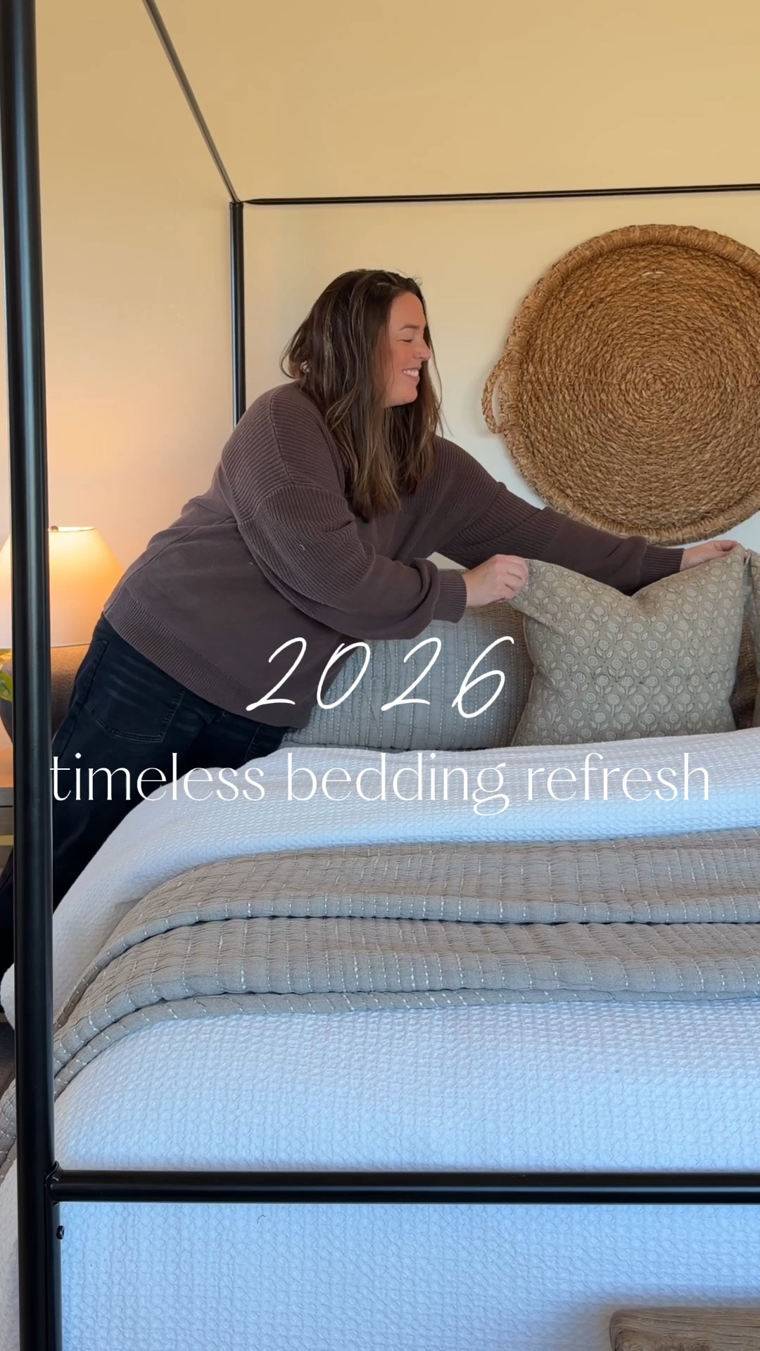 I wanted this bedroom to feel calm, elevated, and truly timeless going into the new year, so I swapped in a few high-quality layers from Quince that instantly made the space feel softer and more pulled together!

Here’s what I used:
 – An organic cotton coverlet set for that clean, textured foundation
 – Soft, breathable sheets that feel luxe but still lived-in
 – Cozy layers that work year-round and never feel trendy or overdone

It’s that perfect balance of comfortable, neutral, and effortless, the kind of bedding refresh that makes your whole room feel finished without needing to redo everything!!

#ltkhome #liketkit @shop.ltk @onequince #quincepartner


#LTKHome
