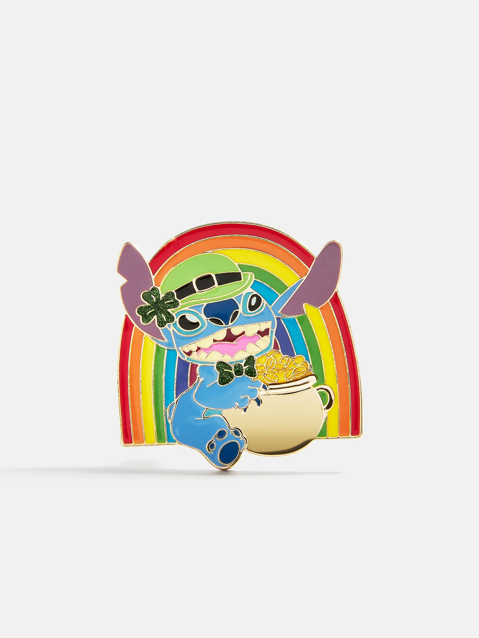 Disney Stitch Somewhere Over The Rainbow Pin - St. Patricks Day Stitch | BaubleBar (US)