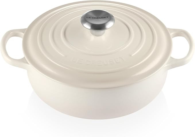 Le Creuset Enameled Cast Iron Signature Sauteuse Oven, 3.5 qt., Meringue | Amazon (US)