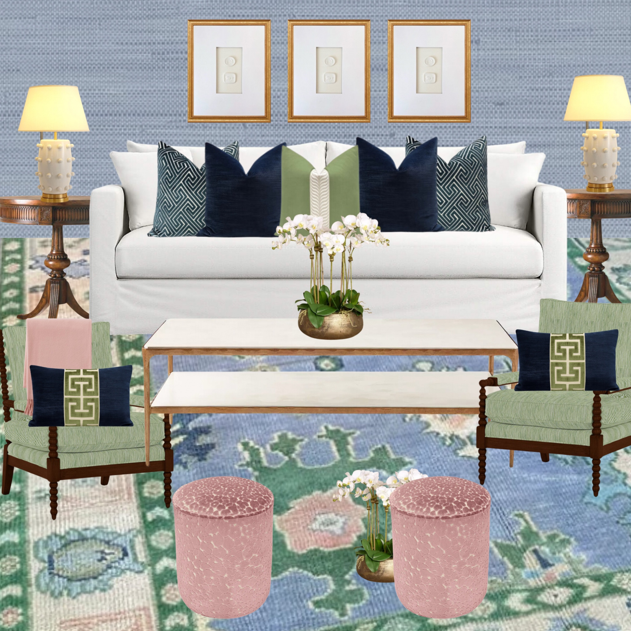 Grandmillenial colorful blue green and pink living room 

#grandmillenial #grandmillenialstyle #grandmillenialdecor #livingroom #familyroom #littledesignco #ballarddesigns

#LTKHome #LTKSaleAlert #LTKFamily