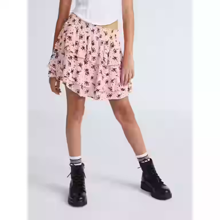 Weekend Academy Girls Tiered Ruffle Skirt, Sizes 4-18 | Walmart (US)