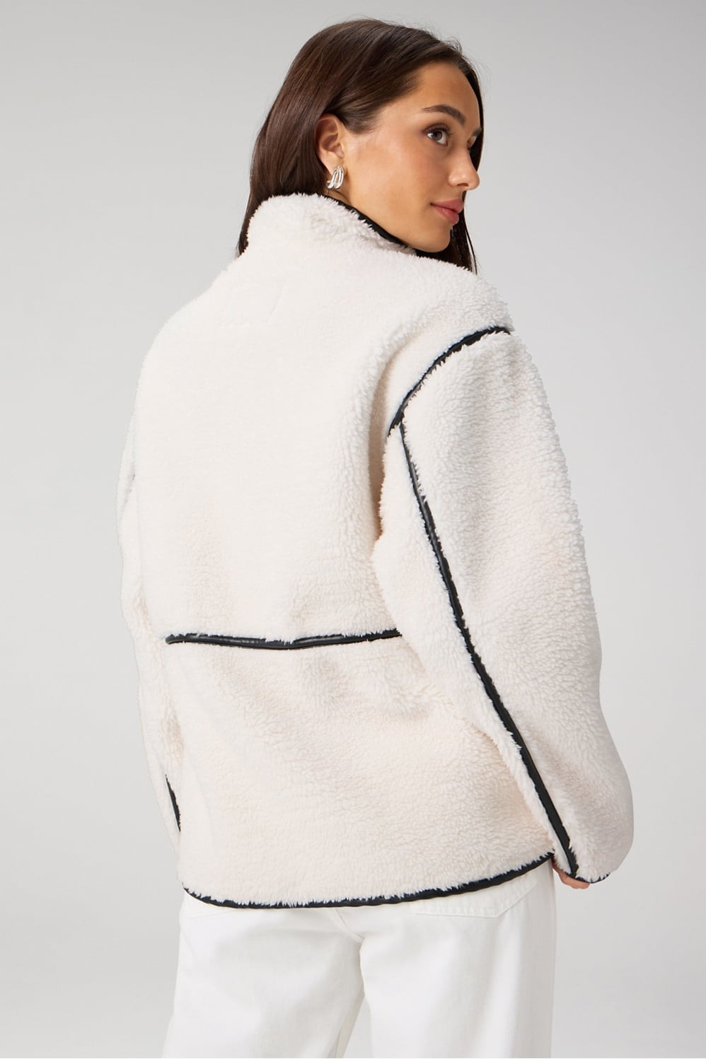 Teddy Mid-Length Jacket | Fabletics