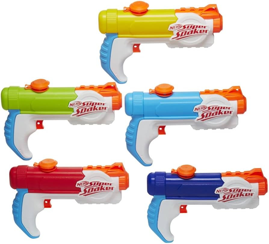 NERF Super Soaker Piranha Multipack Includes 5 Piranha Water Blasters, Each Tank Holds 6 Fl. Oz.,... | Amazon (US)