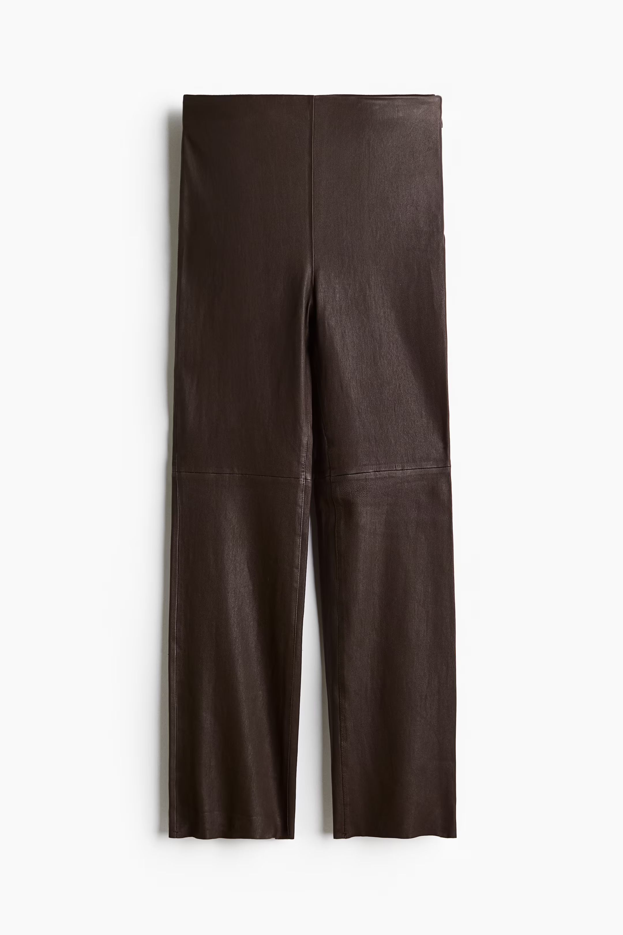 Straight leather trousers | H&M (UK, MY, IN, SG, PH, TW, HK)