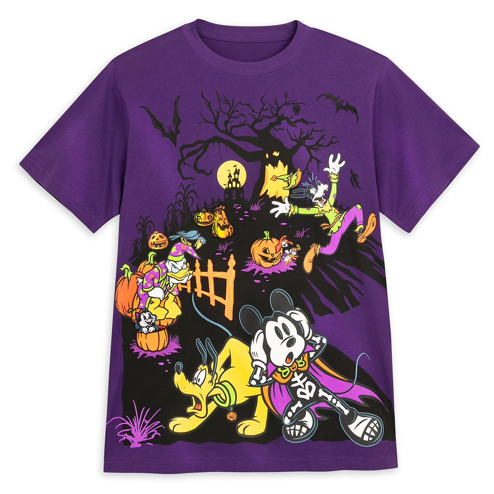 Mickey Mouse and Friends Halloween Fashion T-Shirt for Adults | Disney Store